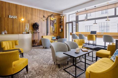 Bar lounge | Best Western Hôtel Graslin, hotel in Nantes city centre