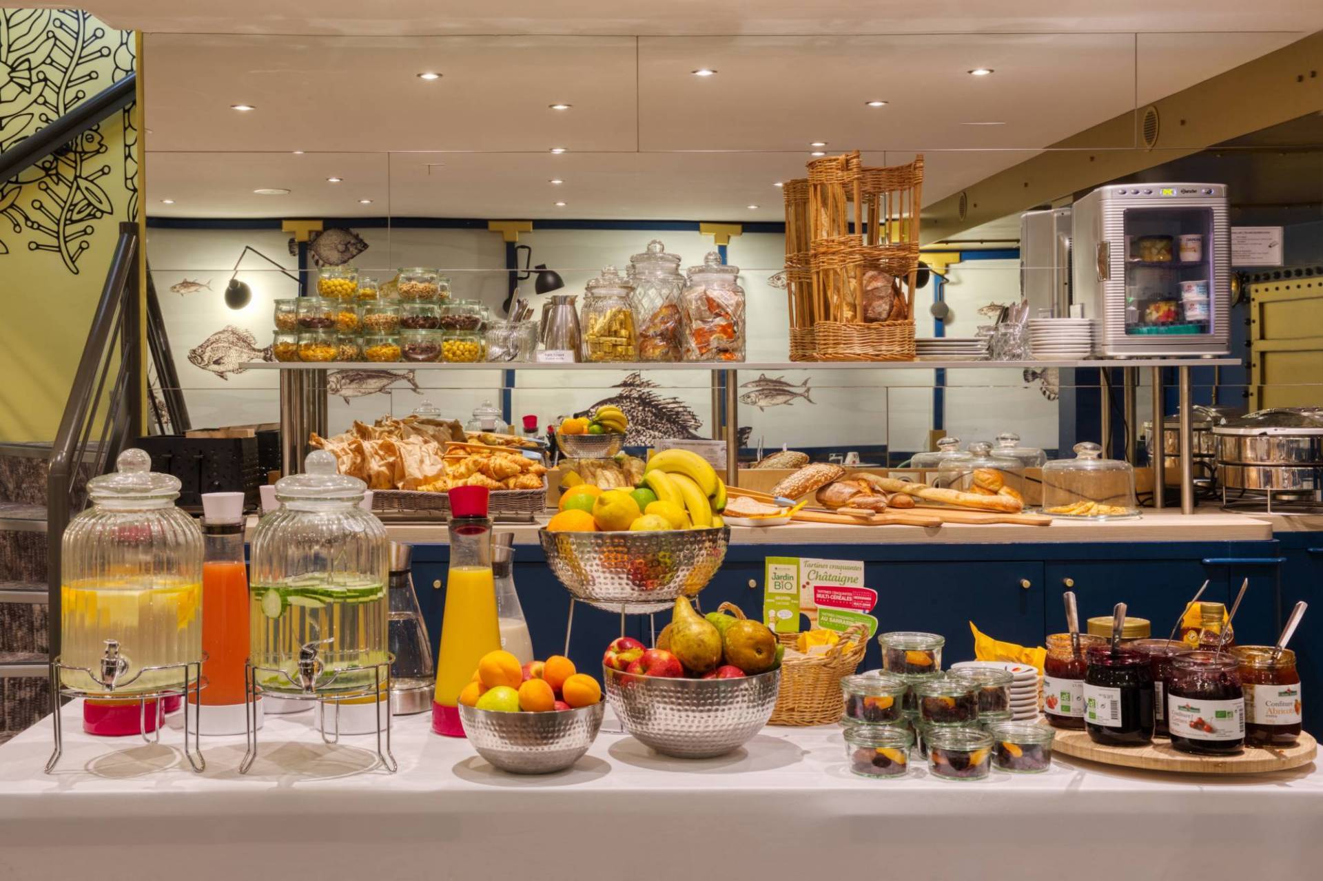 Sala de desayuno, hotel en el centro de Nantes | Best Western Hôtel Graslin en Nantes